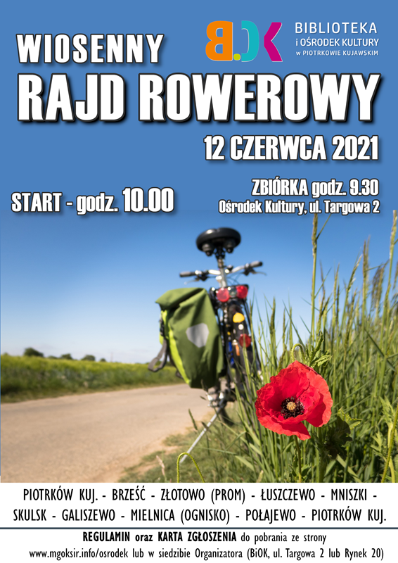 BiOK - wiosenny rajd rowerowy